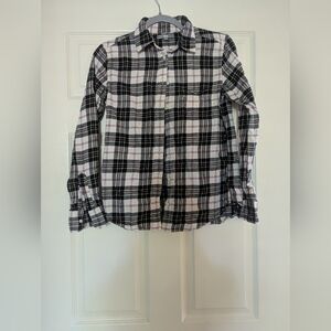 Uniqlo | Size Small | Black and Pink Plaid Shirt